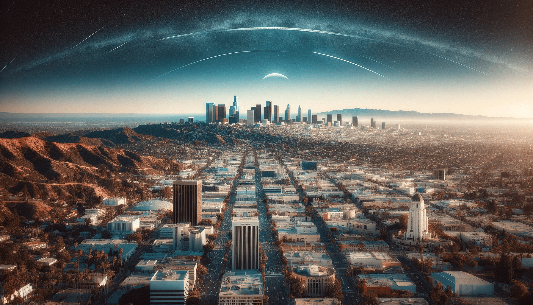 Picture of downtown Los Angeles, California